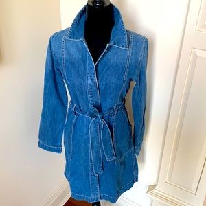 Denim Trench Coat